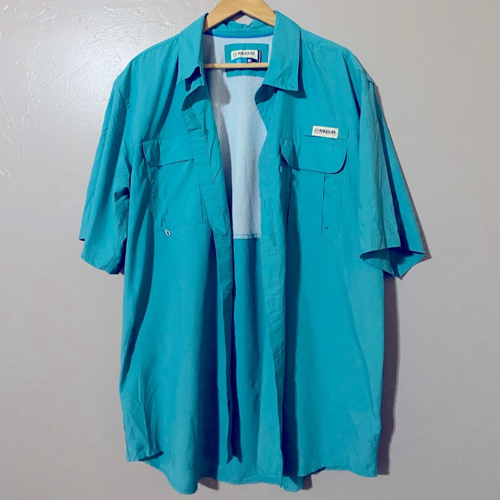 Magellan outdoors fish gear relaxed fit button down